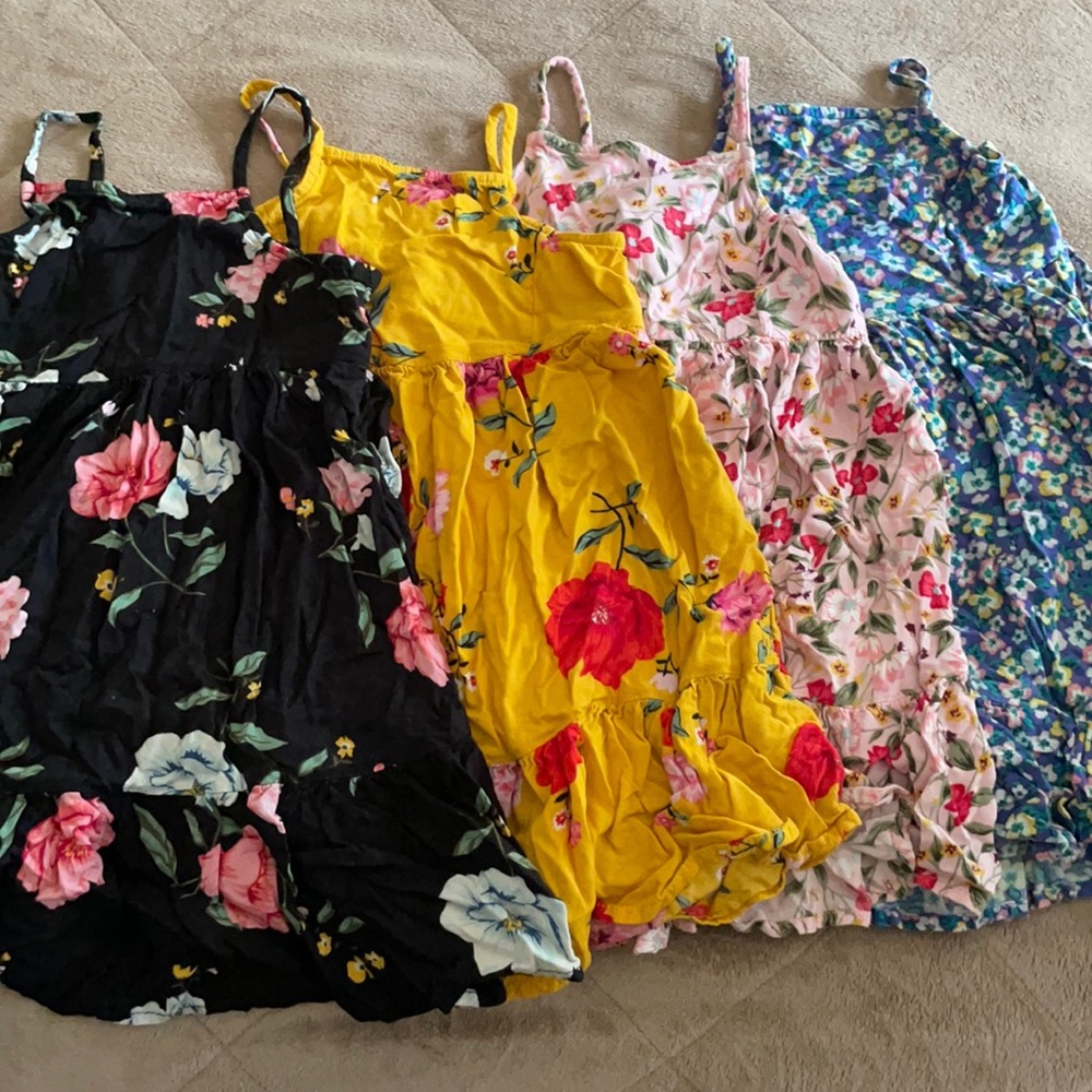 Lot of Four Size 5T Old Navy Sundresses